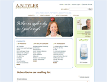 Tablet Screenshot of antyler.com